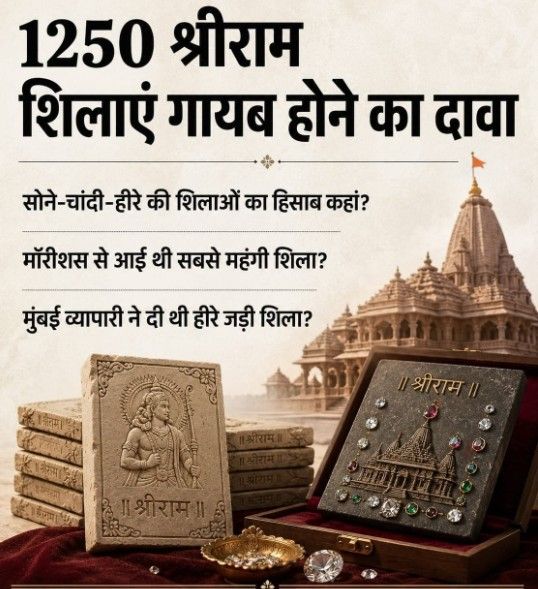 राम मंदिर निर्माण में 1250 पत्थर गायब होने के आरोपों पर मचा विवाद, चंपत राय ने दी सफाई
