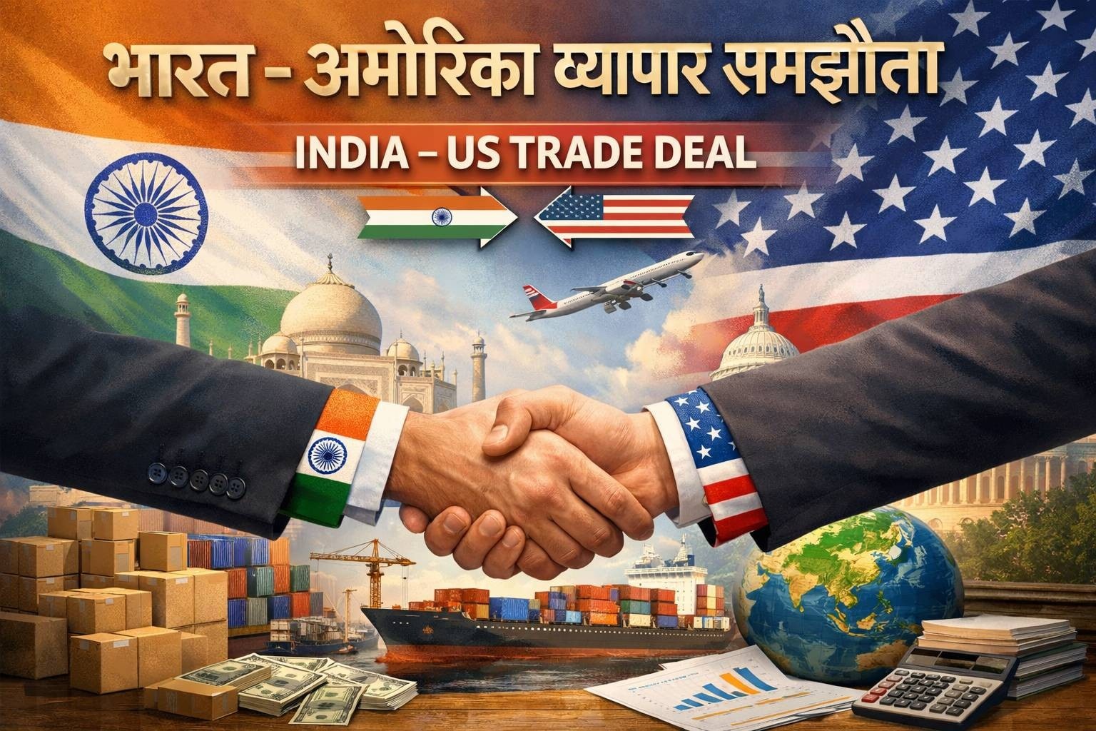 भारत-अमेरिका व्यापार समझौता अंतिम चरण में, वार्ताओं में महत्वपूर्ण प्रगति से बढ़ीं उम्मीदें  janta24x7news